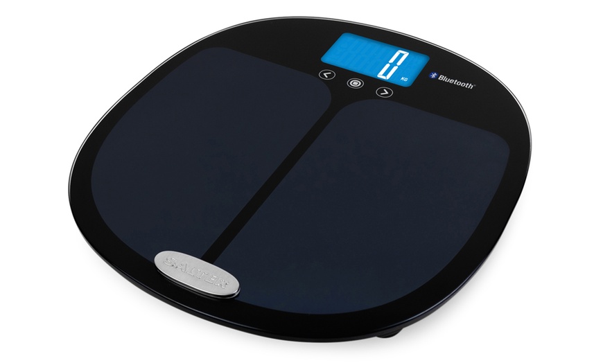 Image 2: Salter Curve Bluetooth Smart Analyser Bathroom Scale