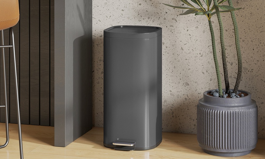 Image 3: HomCom Kitchen Bin Selection - Soft-Close, Pedal and Sensor Designs