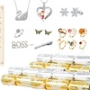 Image 2: 10-Inch Christmas Crackers Jewellery Made With Moissanite & Austrian Crystals