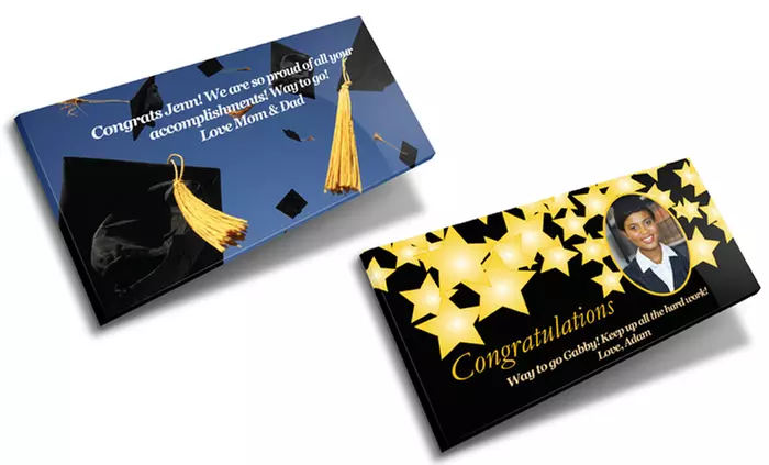 One or Two 2-Pound Boxes of Personalized 100% Pure Belgian Chocolates from Personalization Universe (Up to 40% Off) - Primary Image