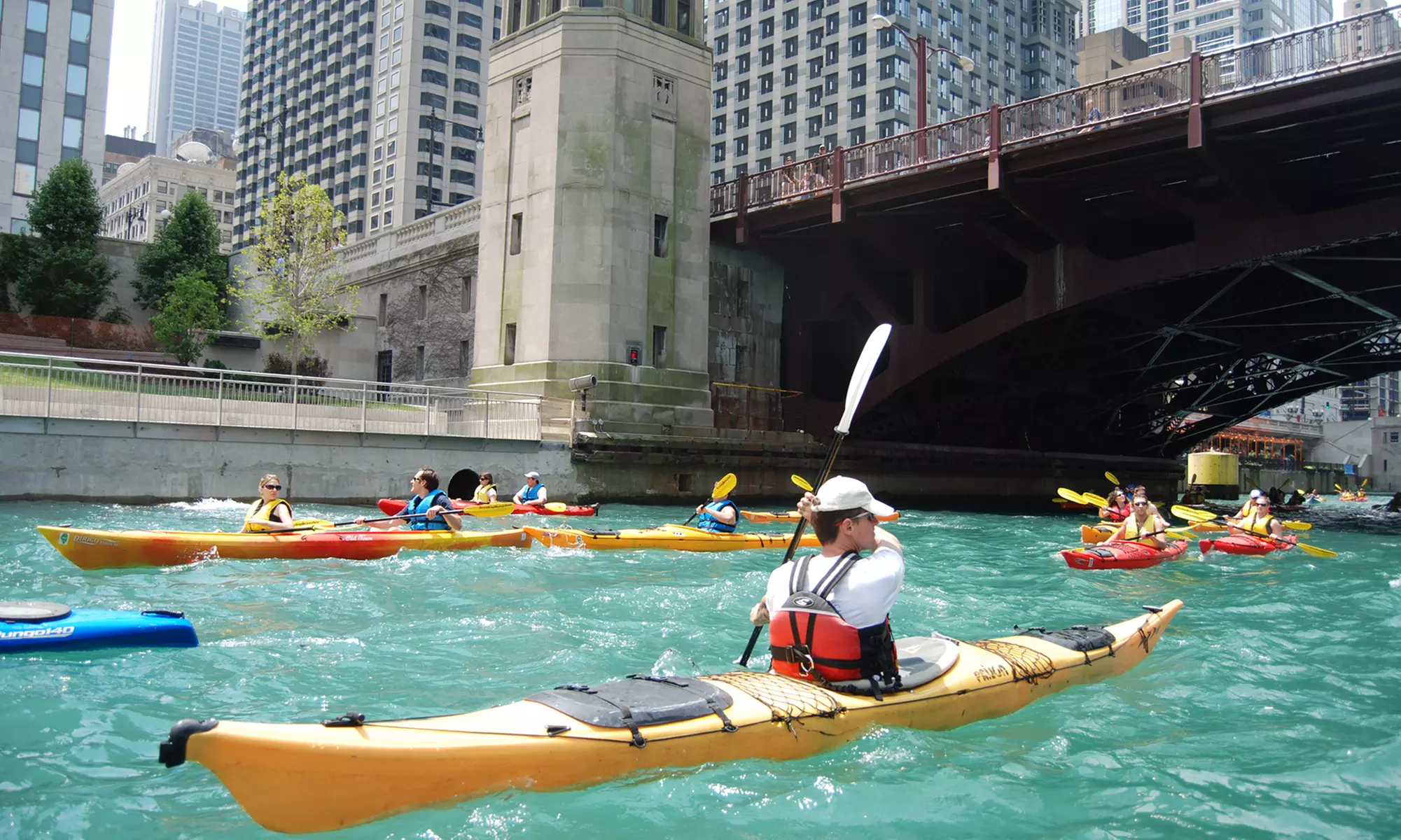 Chicago River Sunset or Architectural Kayaking Tour with Kayak Chicago