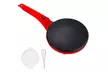 Elektrische Pfanne für Crêpes und Pfannkuchen in Schwarz und Rot - Second Medium