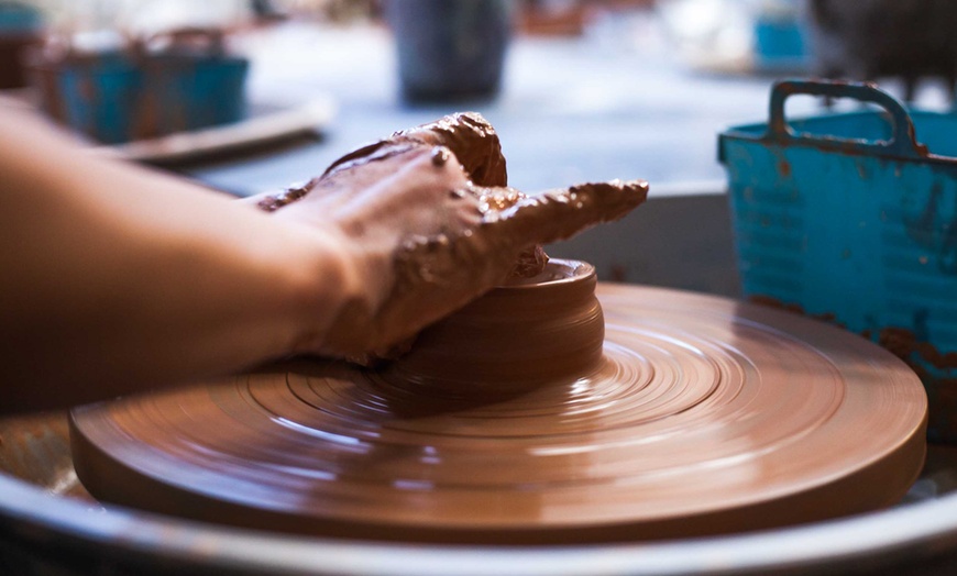 Image 3: 90-Min Pottery Wheel Throwing (Mon / Thurs)