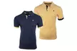 2er-Pack Blu Apparel Herren-Poloshirts in der Farbkombination und Größe nach Wahl - Second Medium