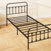 Image 12: HomCom Metal Bed Frames in Various Sizes and Colours