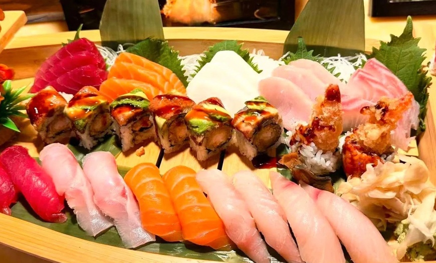 Image 2: Enjoy Sushi or Hibachi with $25 or $50 Credits