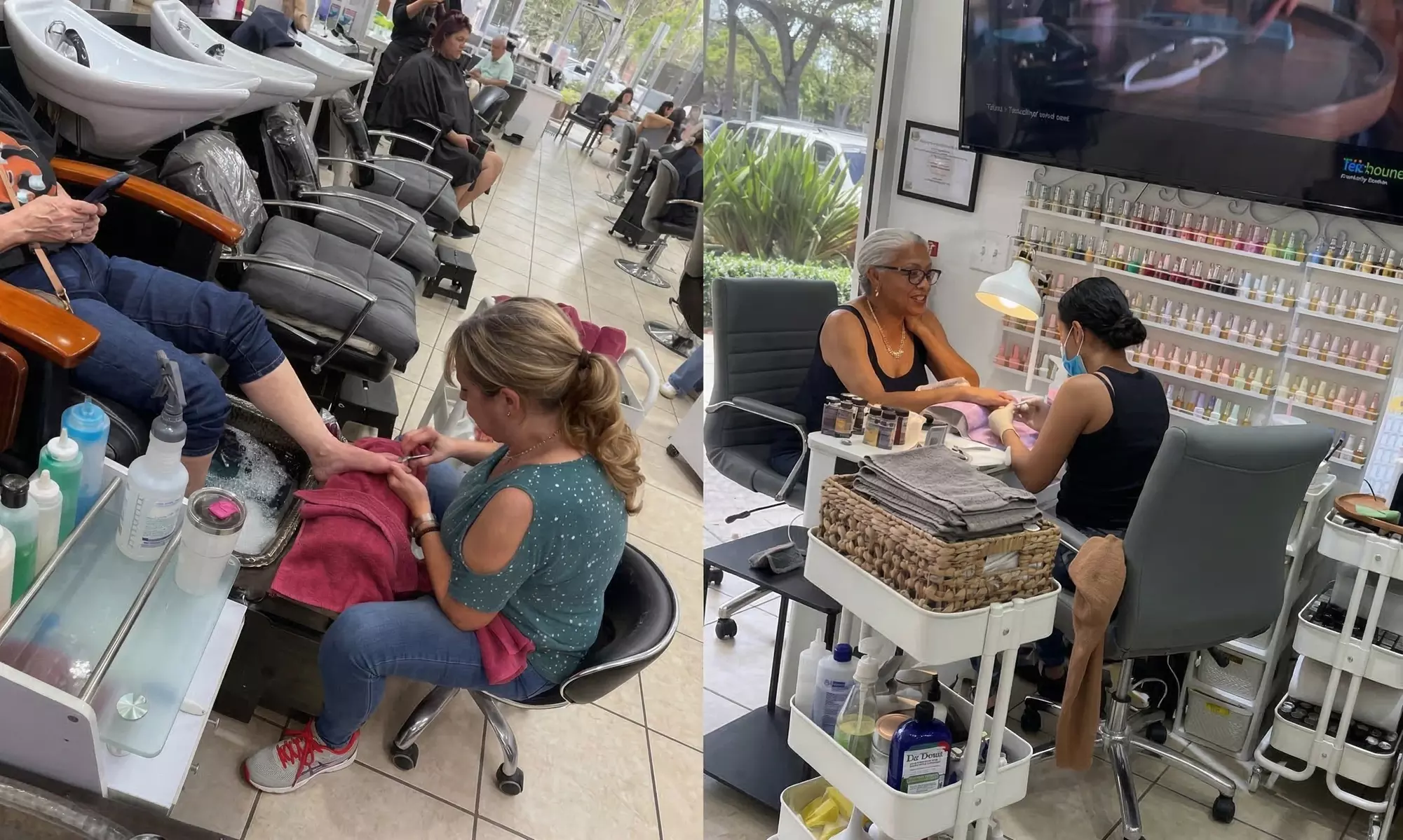 Deluxe Mani-Pedi, Deluxe Gel Mani-Pedi, Regular Manicure or Pedicure