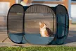 Furhaven Foldable and Portable Pop-up Mesh Pet Playpen - Second Medium