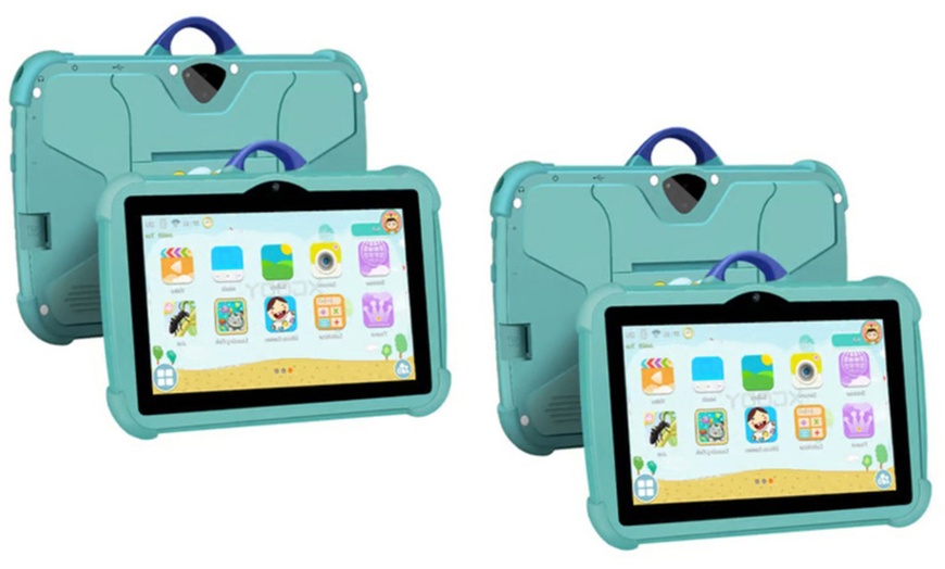 Image 6: 1x oder 2x 7-Zoll-Android-Tablet für Kinder