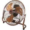 Image 3: KUHL Copper Metal Floor Fan