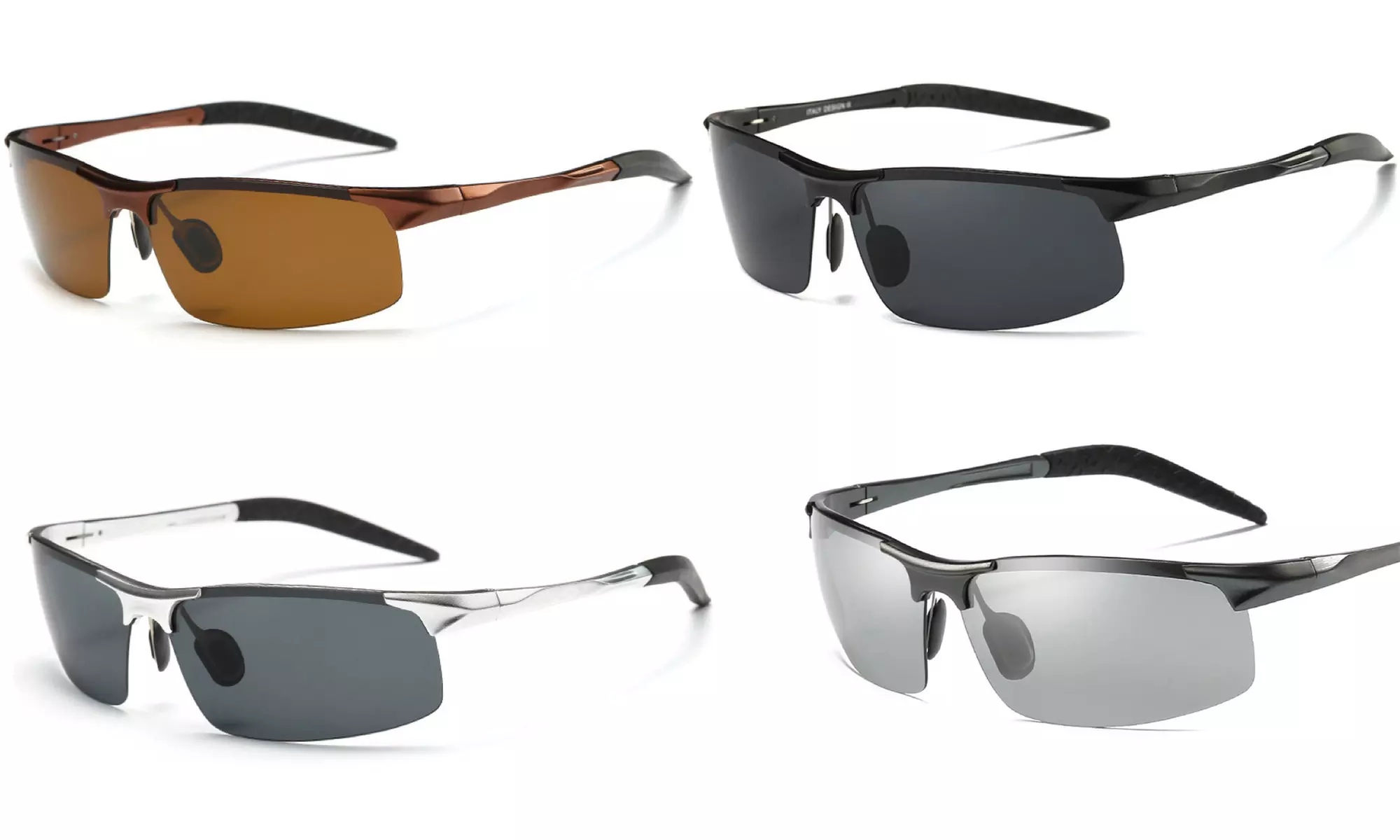 Lunettes de soleil pour le sport avec verres polarisés, coloris au choix et livraison offerte - Primary Image