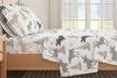 FreshFolds Premium Turkish Cotton Lodge Printed Flannel Sheet Set - Second Medium