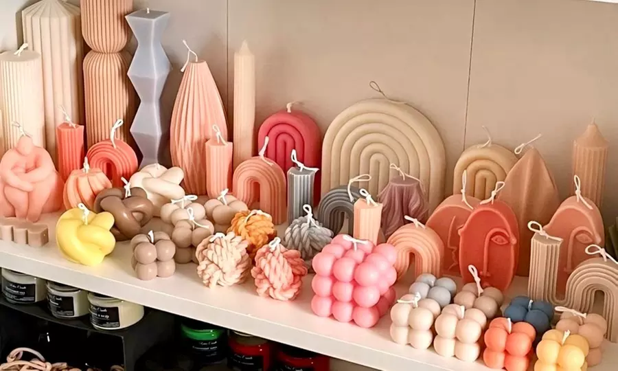 Candle Making Experience for 1, 2, 4 / Up to 10 Guests Private Session