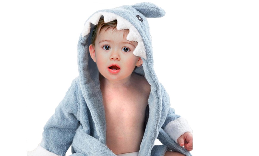 Image 3: Baby Cotton Bathrobe