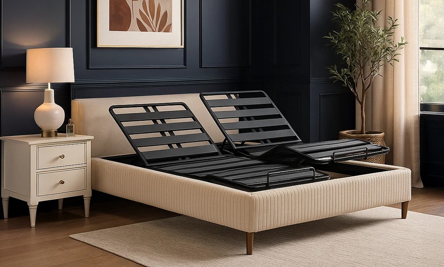 Image 2: Sommier électrique de relaxation Orthoflex à plots