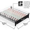 Image 10: Homiu Coffee Pod Storage Drawer for Nespresso, Tassimo or Vertuo