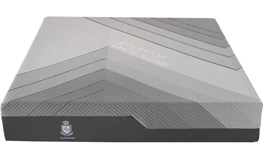Image 2: Matelas Sampur hybride mémoire de forme gel, tissu bambou et charbon