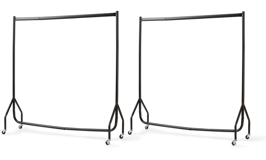 Image 9: Heavy-Duty Clothes Rail