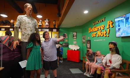 1 Child (ages 4-11): 3-Way Combo Ticket: Admission to Ripley's Believe It or Not! + Mirror Maze + Catfish Cove Mini-Golf - Ripley's Believe It Or Not! - Williamsburg