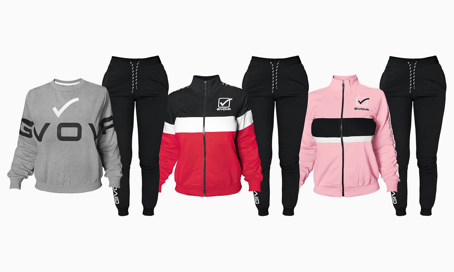 Tuta donna Givova cotone felpato