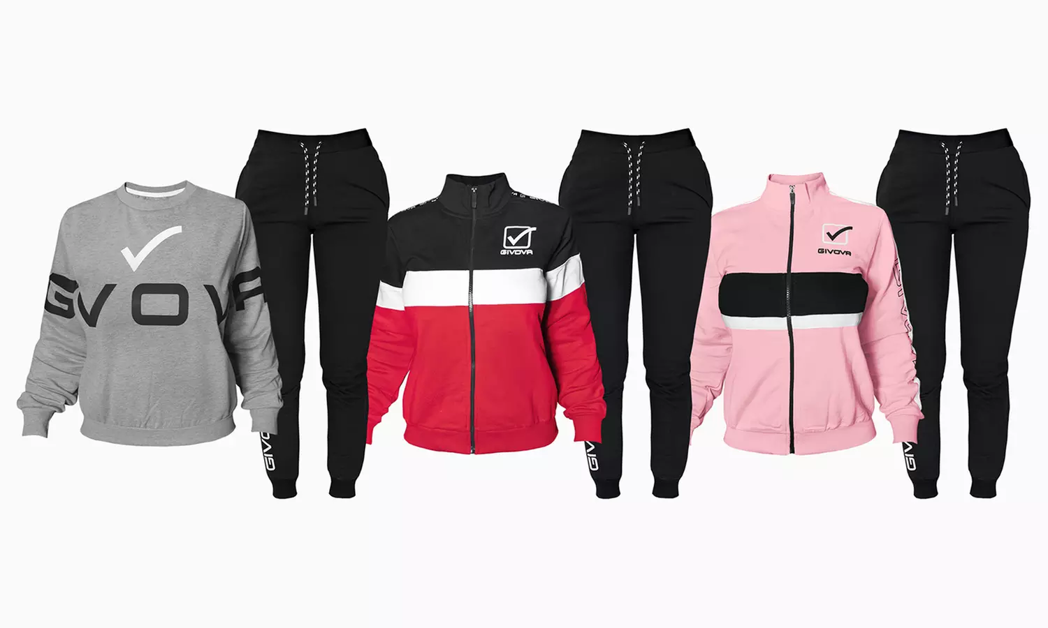 Tuta donna Givova cotone felpato