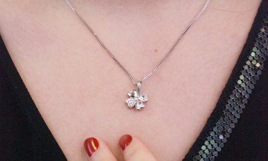 Image 2: Four Leaf Clover Pendant 