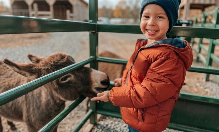 Image 4: Safari Hayride with Animal Encounters and Family Friendly Wagon Ride