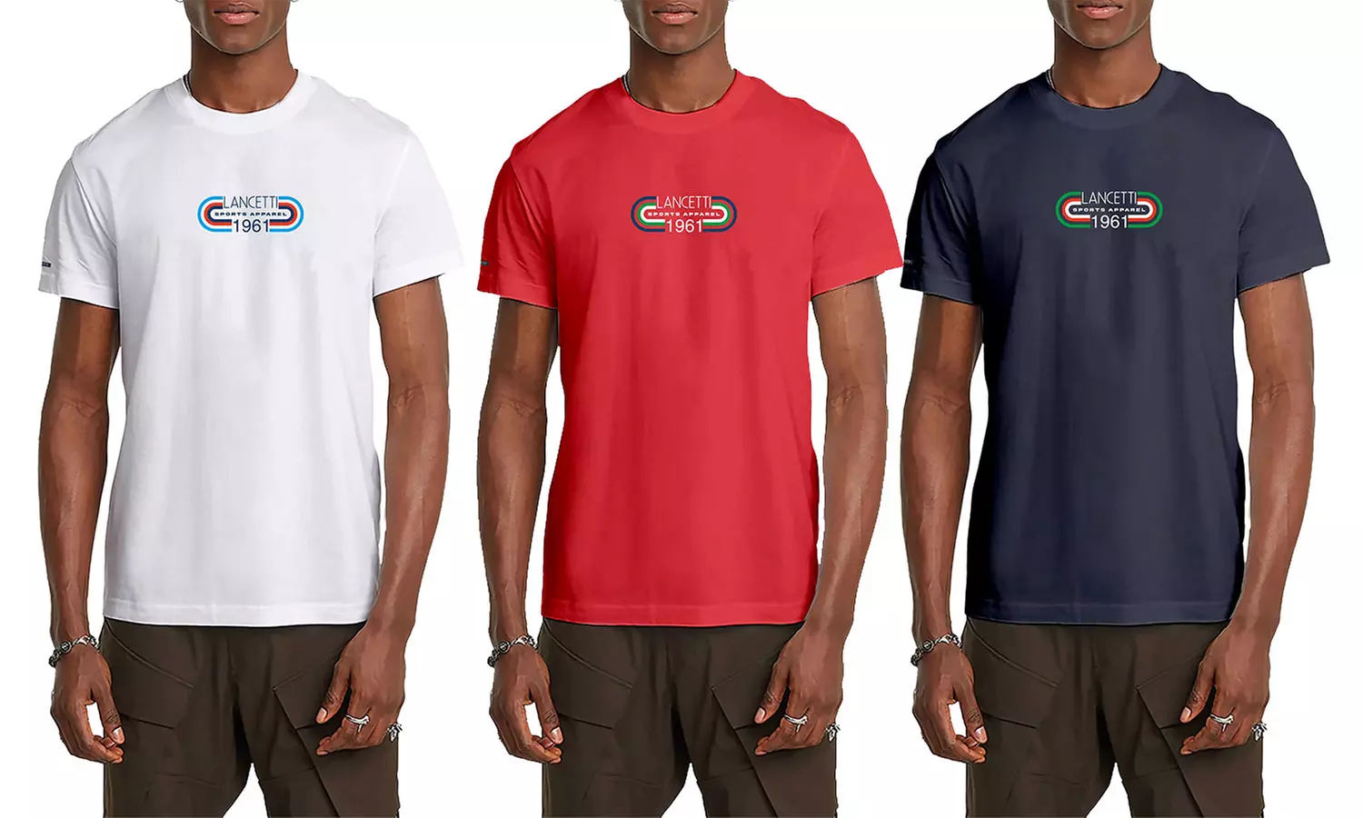 Set di 2 o 3 t-shirt Lancetti