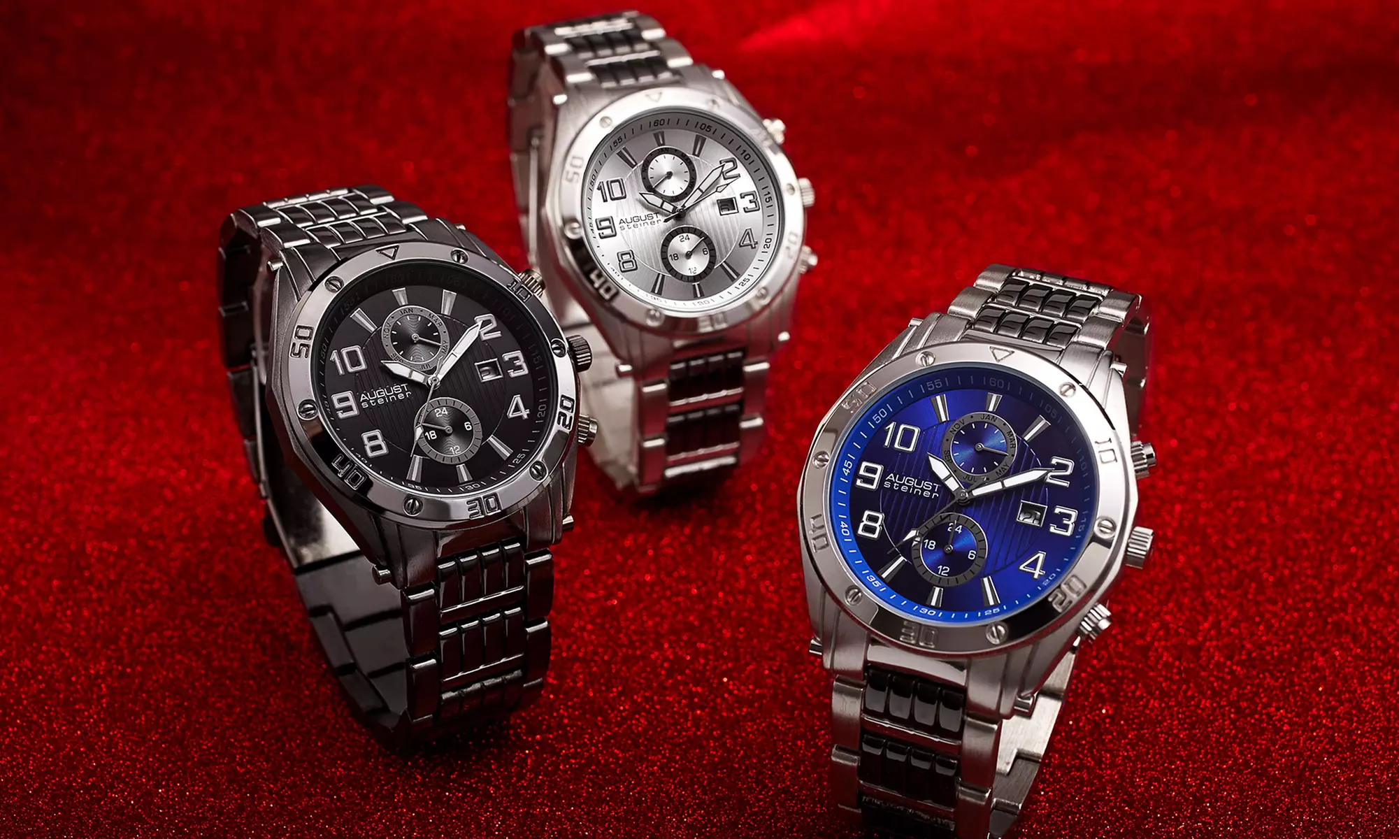 August Steiner Herren-Quarzuhr im Modell nach Wahl - Primary Image