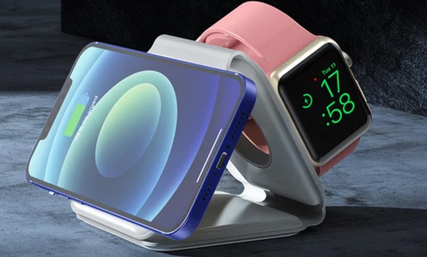 Image 6: Draadloze oplader voor iPhone, Apple Watch, AirPods