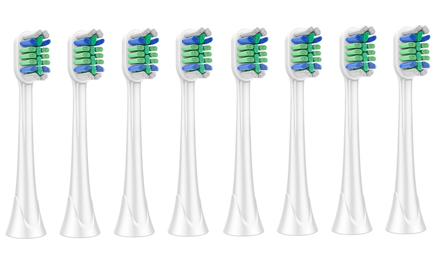 Image 3: 8-40Pcs Replacement Brush Heads Toothbrush Heads (Philips Sonicare Compatible)