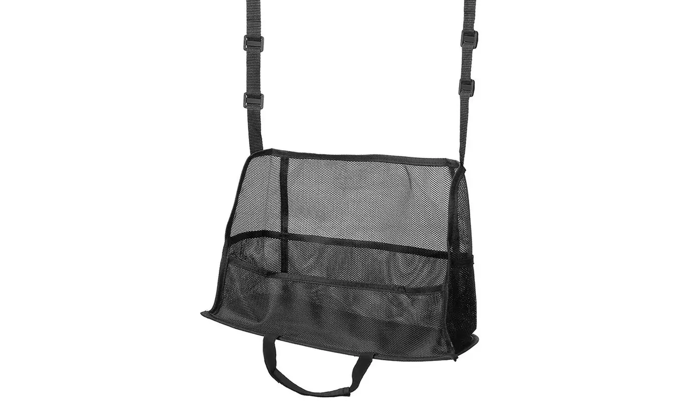 iMounTEK Mesh Pocket Organizer Handbag Holder Car Seat Storage and Barrier Net