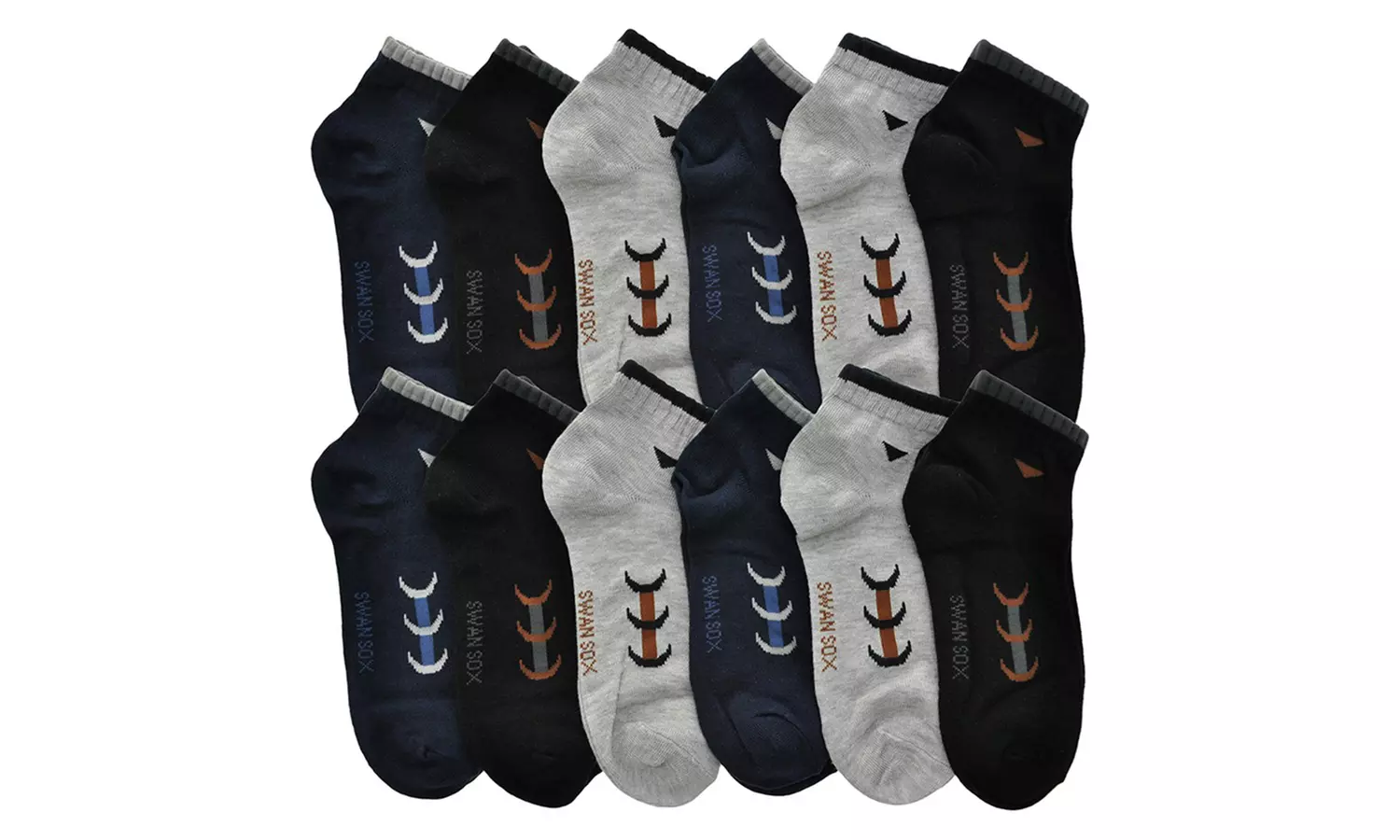  Men's Low-Cut Everyday Essential Socks (12-Pair Pack)