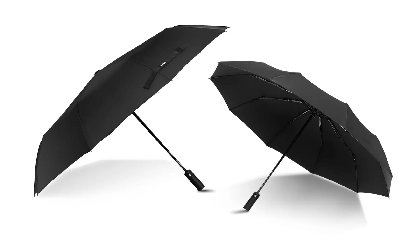 Regenschirm mit automatischem Öffnungssystem in Schwarz - Second Medium