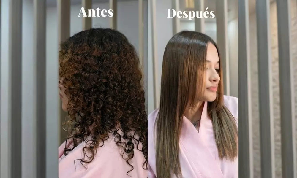 Alisado orgánico con corte de puntas, masaje, mascarilla y secado