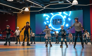 Retro zabawa dla dużych i małych: jazda na wrotkach bez limitu czasu