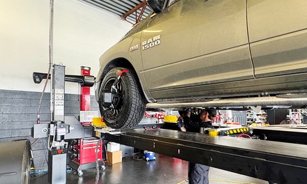 Precision Wheel Alignment and High Speed Balance all 4 Wheels / Tires - Via Tire