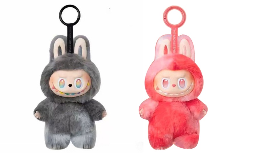 Image 16: Porte-clés peluche inspirée de l'univers Labubu
