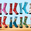 Image 6: Up to 81% Off Custom Photo Socks from Justyling