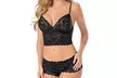 1, 2 ou 3 ensembles bustier et boxer en dentelle de la collection "Lana" - Second Medium
