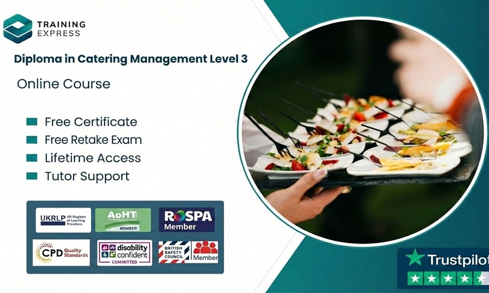 Online Diploma: Catering Mgmt Level 3 & 2500+ Courses