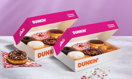 Pay for 6 donuts, get 12 ! - Dunkin'