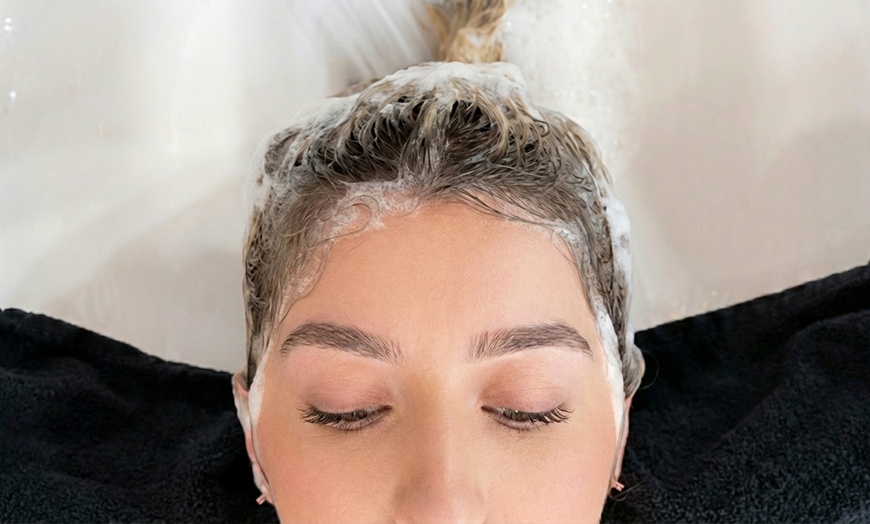 Image 3: One Blowout with Deep Conditioning Treatment or Haircut and Blowout