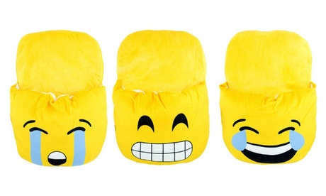 Ciabattone emoticon scaldapiedi disponibili in 3 modelli