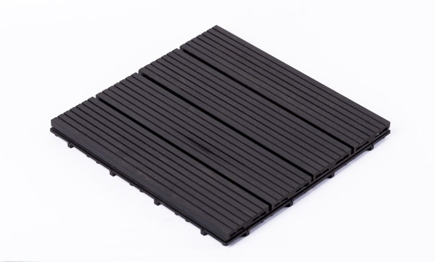 Image 7: Up to 50 Packs of Non-Slip Decking Tiles - Grey or Brown