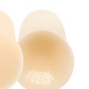 Image 3: Premium Reusable Breast Lift Nipple Covers Silicone Adhesive Bras Backless