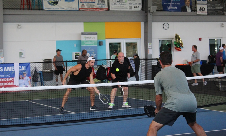 Image 5: Pickleball All Day Package for 2 or 4 w/ Drink & Homemade House Chips