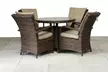 Signature Weave Florida 4-Seat Outdoor Dining Set - Image 3