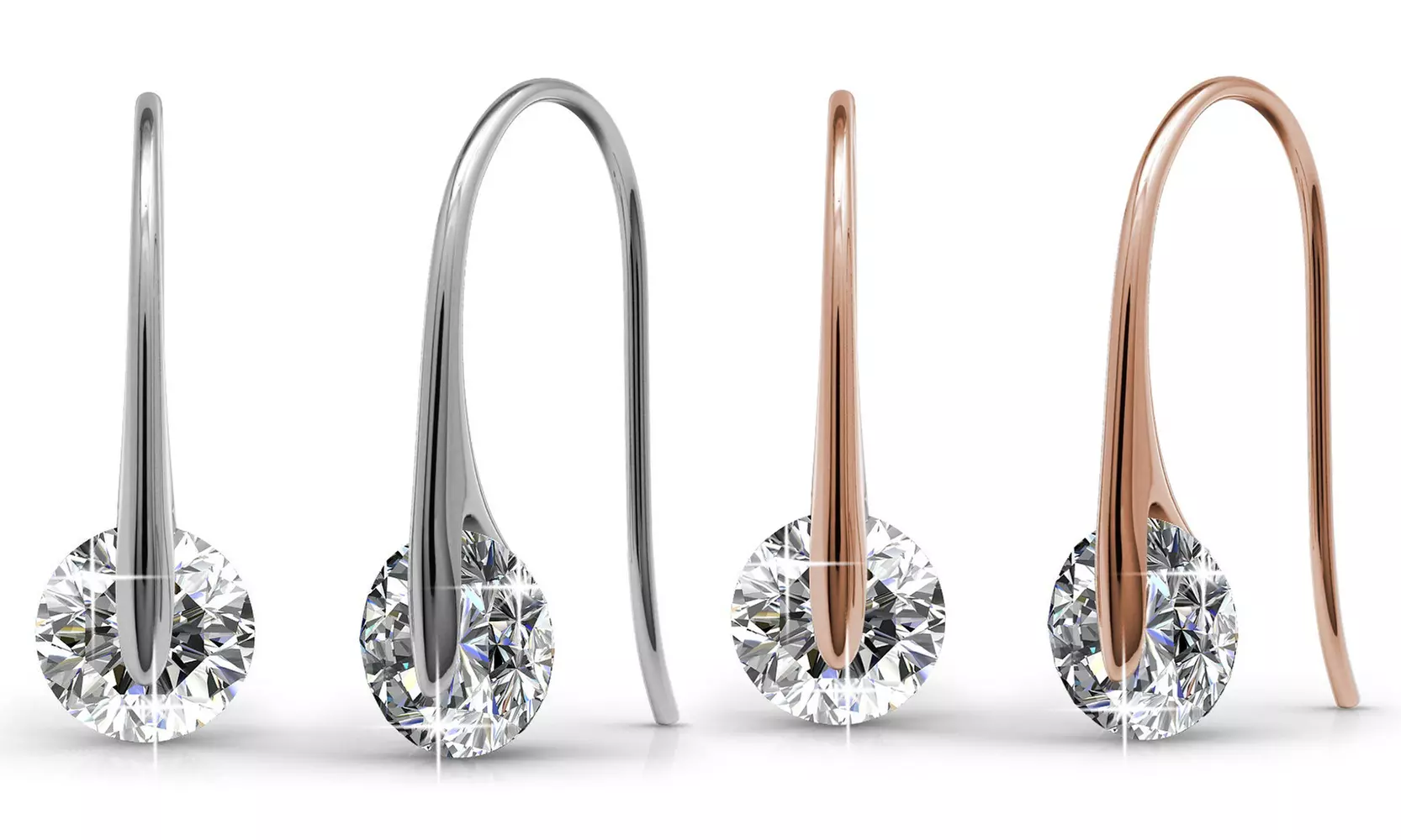 Lot de 1 ou 2 paires de boucles d'oreilles Classy - Primary Image