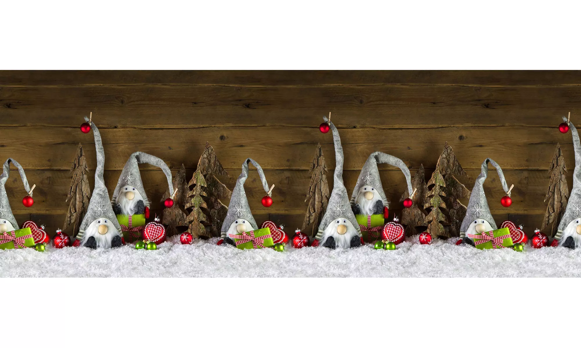 Antislip keukentapijt met kerstpatroon